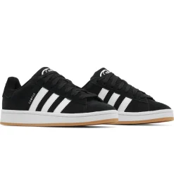 Adidas Campus 00s Kids Black White Gum< Black Trainers|Trainers