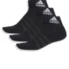 Adidas Cushioned Black Ankle Socks - 3 Pairs< Socks