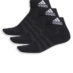 Adidas Cushioned Black Ankle Socks - 3 Pairs< Socks