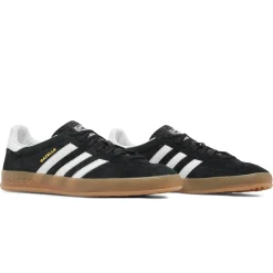 Adidas Gazelle Black White Gum< Black Trainers|Trainers