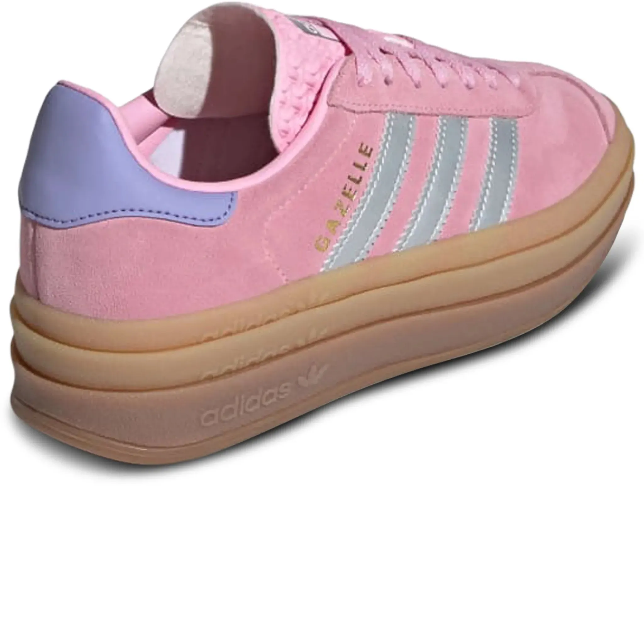Adidas Gazelle Bold Kids True Pink Gum Silver Purple< Trainers