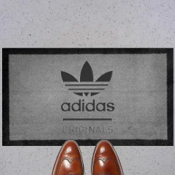 Project Crepslocker Adidas Originals Light Grey Doormat 70x40cm< Rugs & Mats|Designer Home Accessories