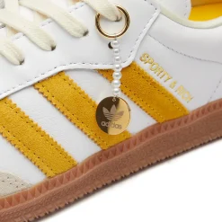 Adidas Samba OG Sporty & Rich White Bold Gold< White Trainers|Trainers