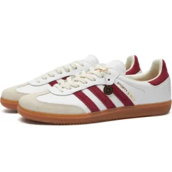 Adidas Samba Sporty & Rich White Collegiate Burgundy< White Trainers|Trainers