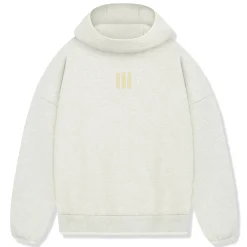 Fear Of God Essentials Adidas x Fear Of God Athletics Heavy Fleece Oatmeal Heather Hoodie< Sweatshirts & Hoodies