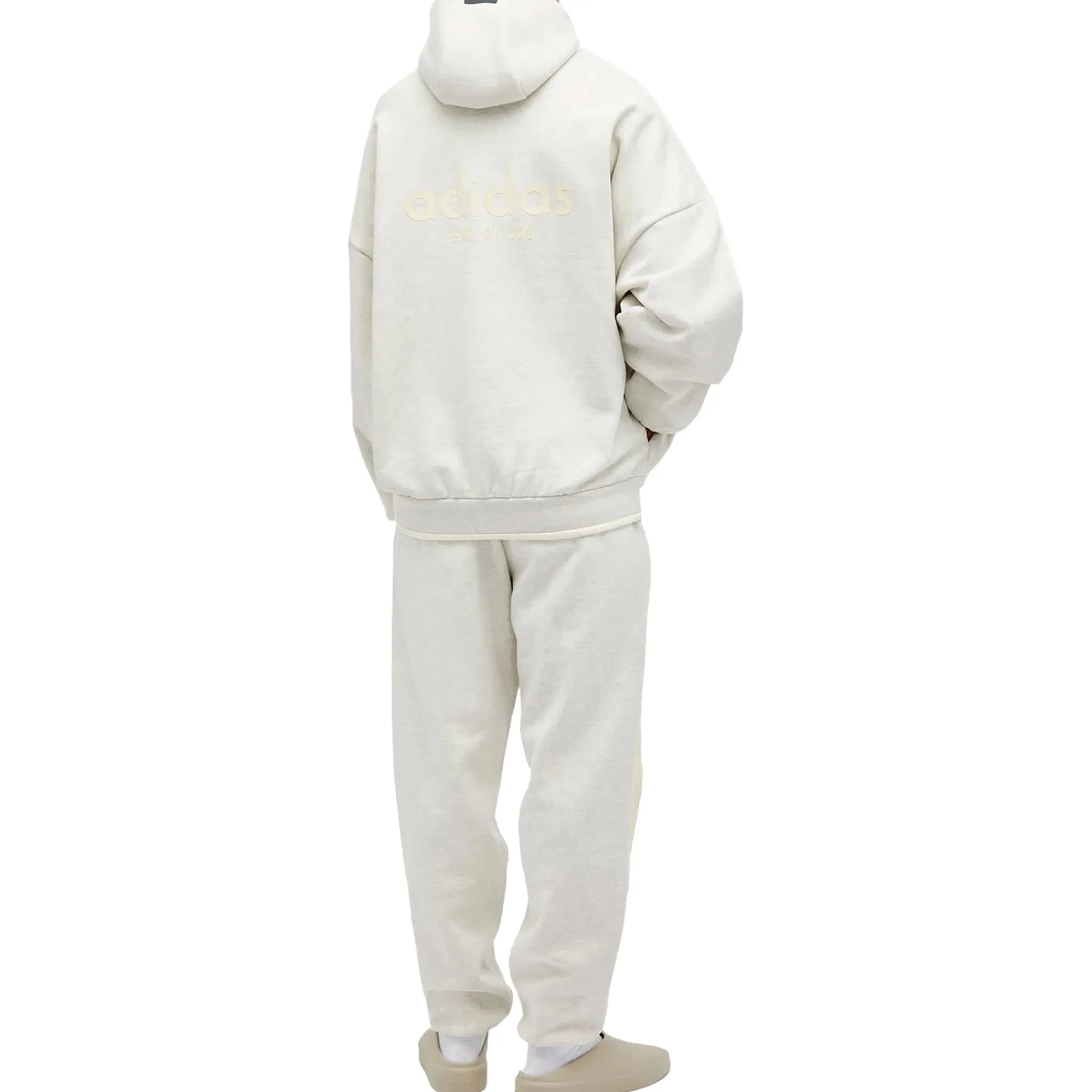 Fear Of God Essentials Adidas x Fear Of God Athletics Heavy Fleece Oatmeal Heather Hoodie< Sweatshirts & Hoodies