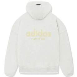 Fear Of God Essentials Adidas x Fear Of God Athletics Heavy Fleece Oatmeal Heather Hoodie< Sweatshirts & Hoodies