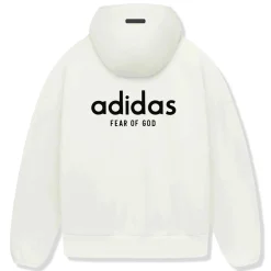 Fear Of God Essentials Adidas x Fear Of God Athletics Heavy Fleece Cream White Hoodie< Sweatshirts & Hoodies