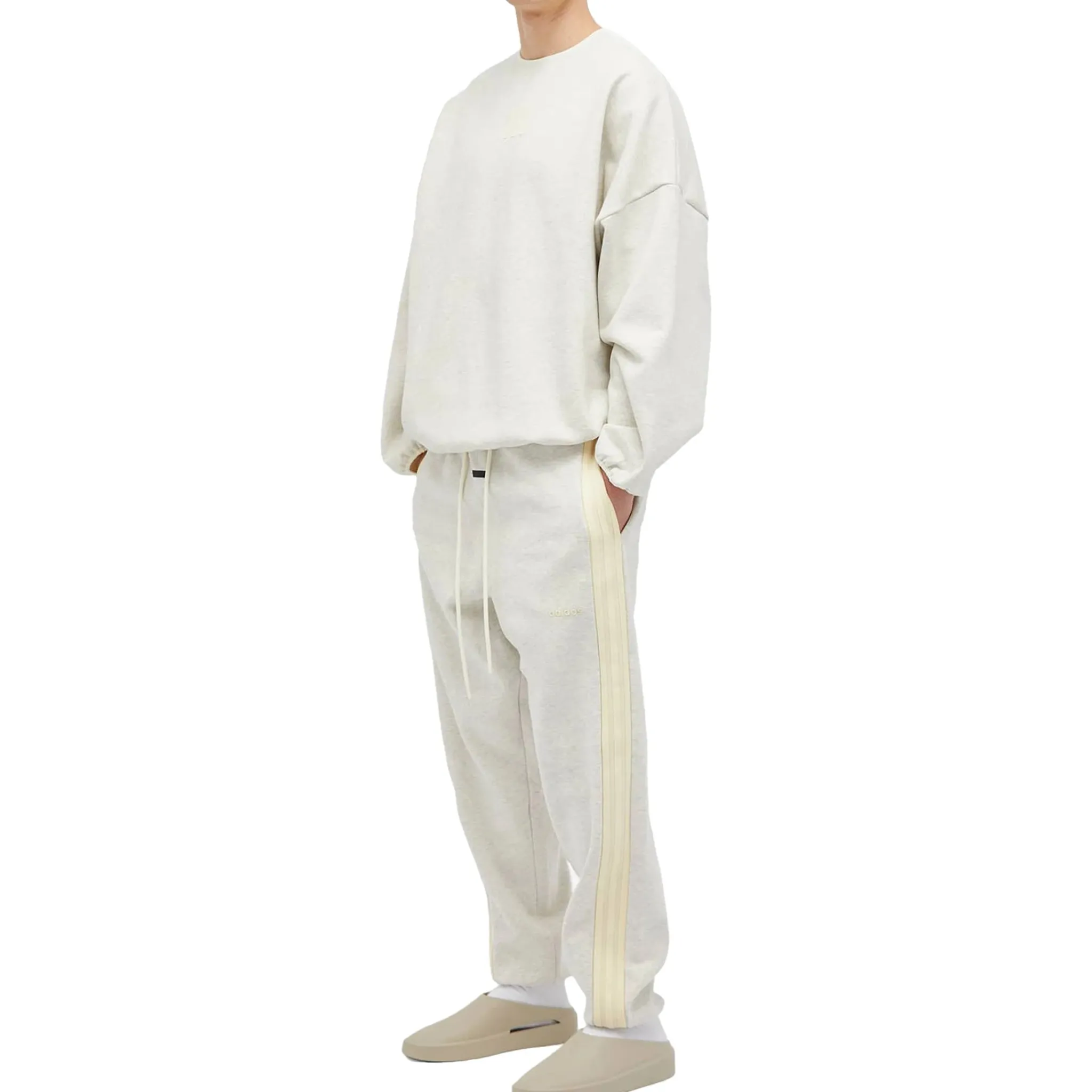 Fear Of God Essentials Adidas x Fear of God Athletics Heavy Fleece Oatmeal Heather Sweatpants< Bottoms|Sweatpants