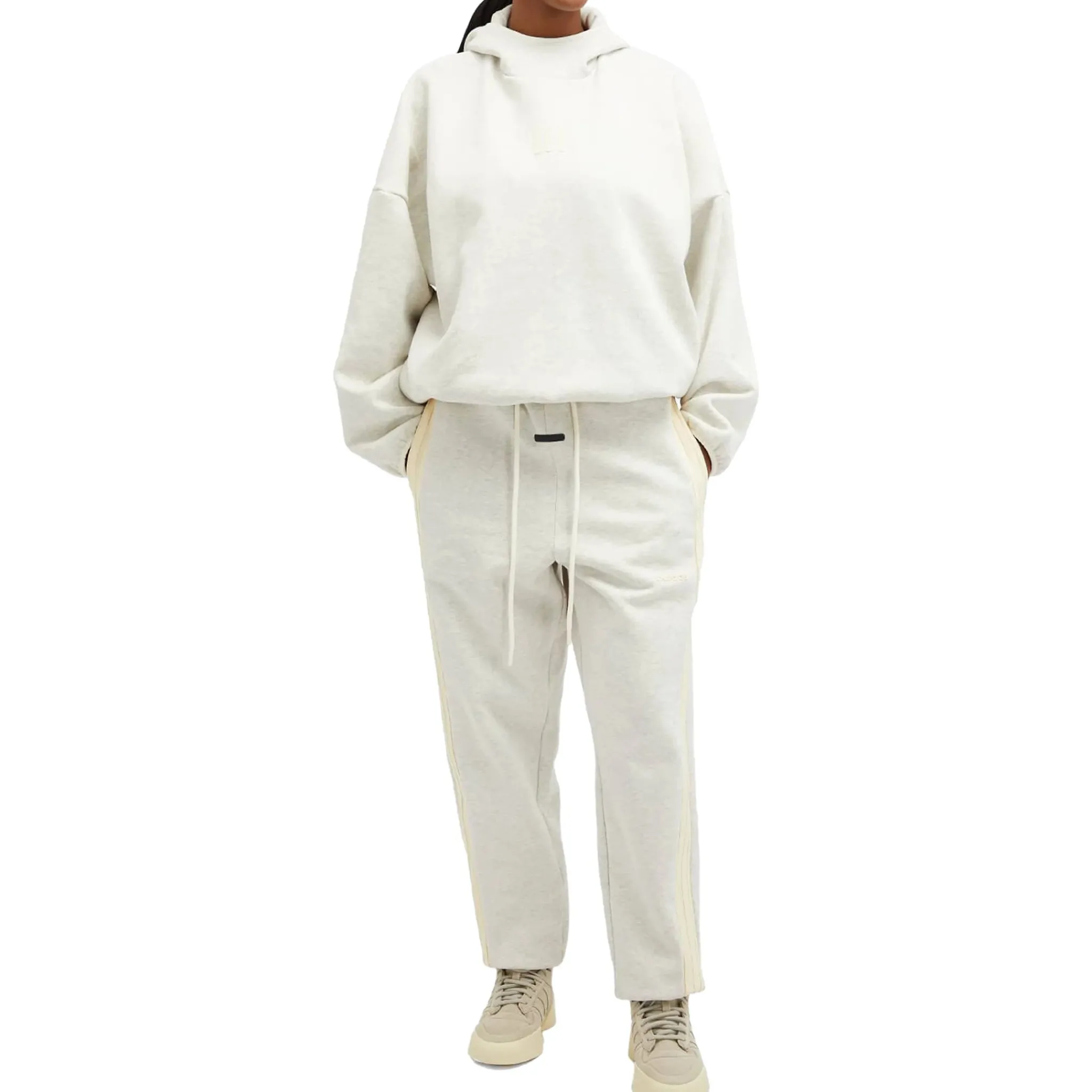 Fear Of God Essentials Adidas x Fear of God Athletics Heavy Fleece Oatmeal Heather Sweatpants< Bottoms|Sweatpants