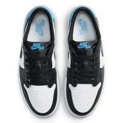 Air Jordan 1 Low Black Dark Powder Blue (W)< Trainers