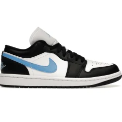 Air Jordan 1 Low Black University Blue White (W)< Black Trainers|Trainers