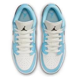 Air Jordan 1 Low Ice Blue Black (GS)< Trainers
