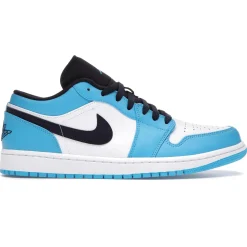 Air Jordan 1 Low UNC University Blue Black< Trainers