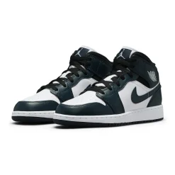 Air Jordan 1 Mid Dark Teal (GS)< Trainers