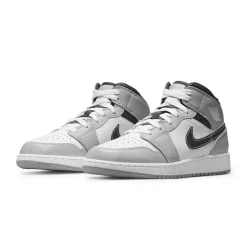 Air Jordan 1 Mid Light Smoke Grey Anthracite (GS)< Trainers