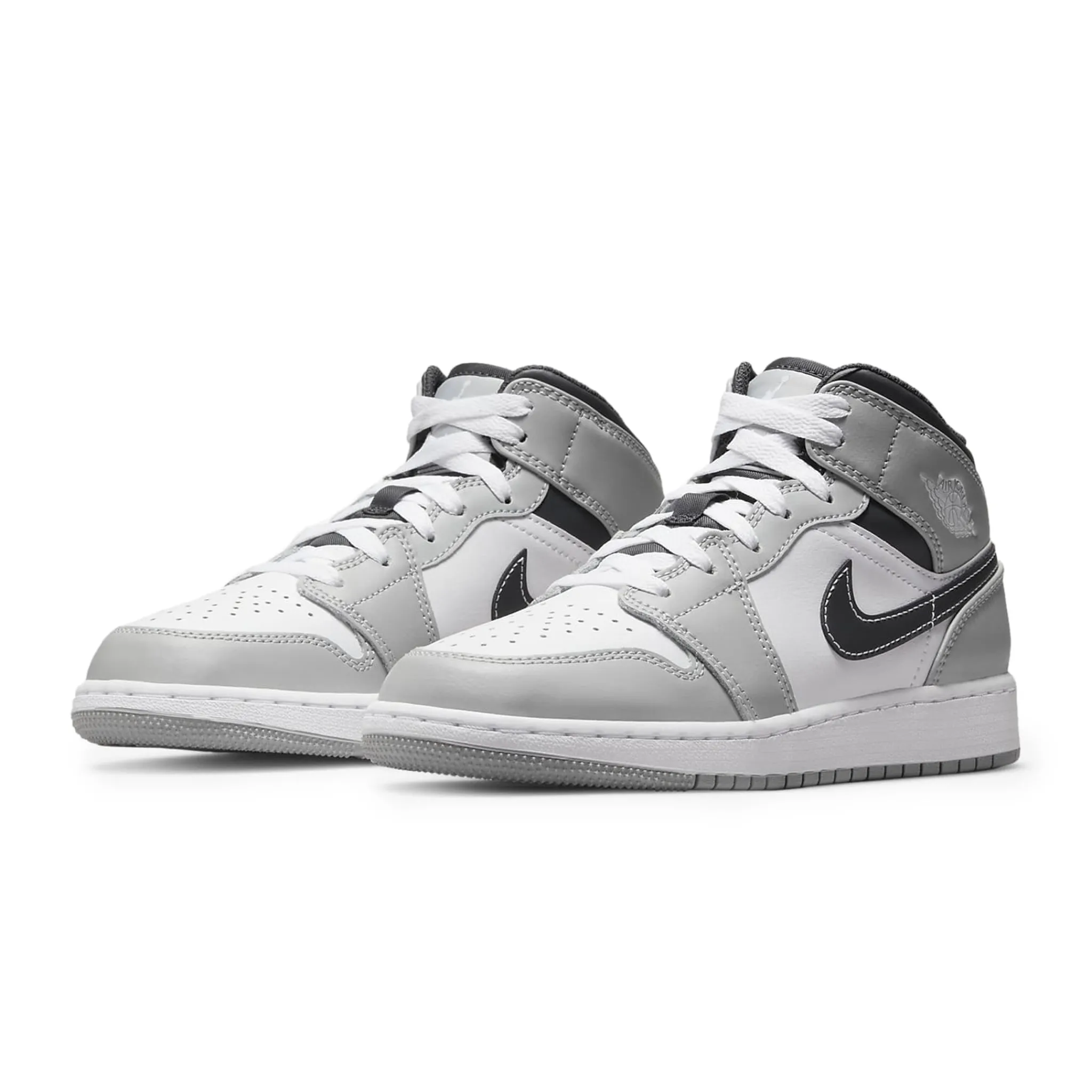 Air Jordan 1 Mid Light Smoke Grey Anthracite (GS)< Trainers