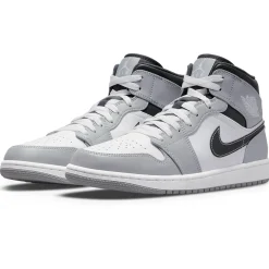 Air Jordan 1 Mid Light Smoke Grey Anthracite< Trainers
