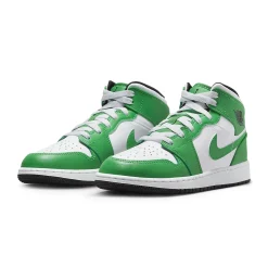 Air Jordan 1 Mid Lucky Green (GS)< Trainers