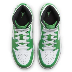 Air Jordan 1 Mid Lucky Green (GS)< Trainers
