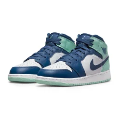 Air Jordan 1 Mid Mystic Navy Mint Foam (GS)< Trainers