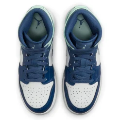 Air Jordan 1 Mid Mystic Navy Mint Foam (GS)< Trainers