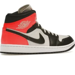 Air Jordan 1 Mid Newsprint Light Orewood Brown (W)< Trainers
