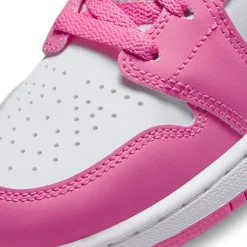 Air Jordan 1 Mid Pinksickle Safety Orange (GS)< Trainers