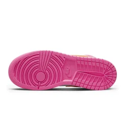 Air Jordan 1 Mid Pinksickle Safety Orange (GS)< Trainers