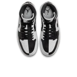 Air Jordan 1 Mid Split Black White (W)< Black Trainers|Trainers
