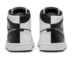 Air Jordan 1 Mid Split Black White (W)< Black Trainers|Trainers