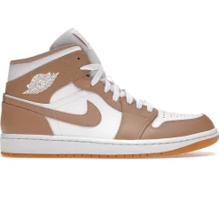 Air Jordan 1 Mid Tan Gum< Trainers