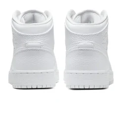 Air Jordan 1 Mid Triple White (GS)< White Trainers|Trainers