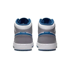 Air Jordan 1 Mid True Blue Cement (GS)< Trainers