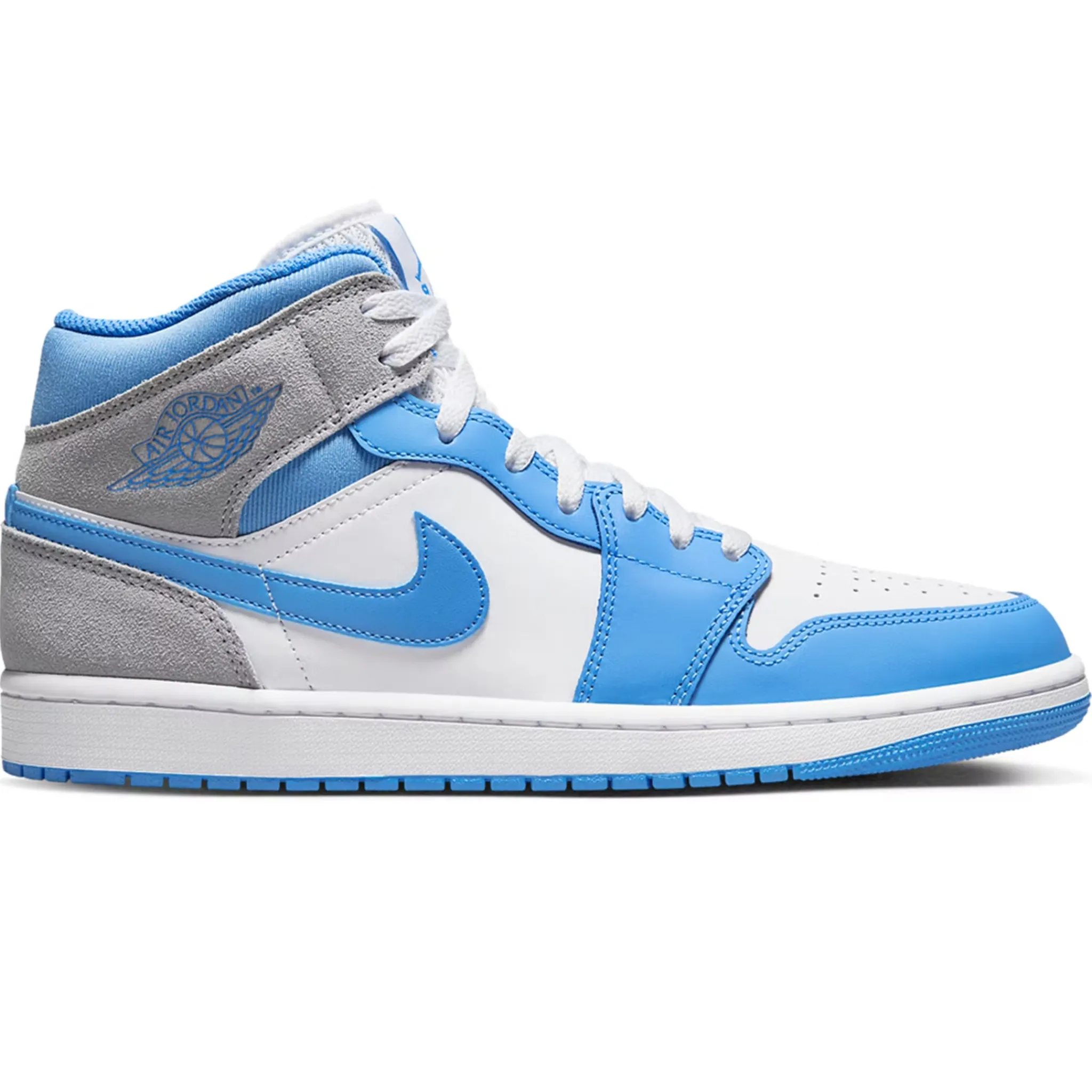 Air Jordan 1 Mid University Blue Grey< Trainers