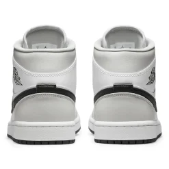 Air Jordan 1 Mid White Light Smoke Grey (W)< Trainers