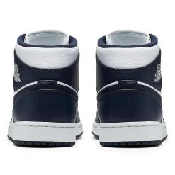 Air Jordan 1 Mid White Metallic Gold Obsidian< Trainers