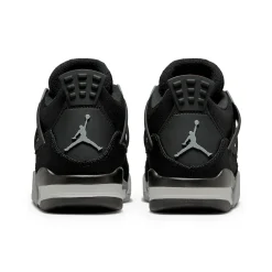 Air Jordan 4 Retro Black Canvas (GS)< Black Trainers|Trainers