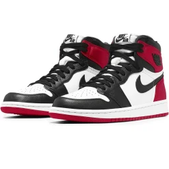 Air Jordan 1 Retro High Satin Black Toe (W)< Trainers
