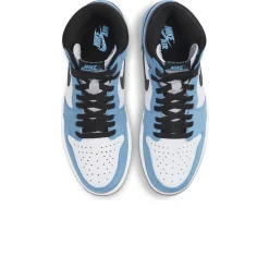 Air Jordan 1 Retro High White UNC University Blue Black< Trainers