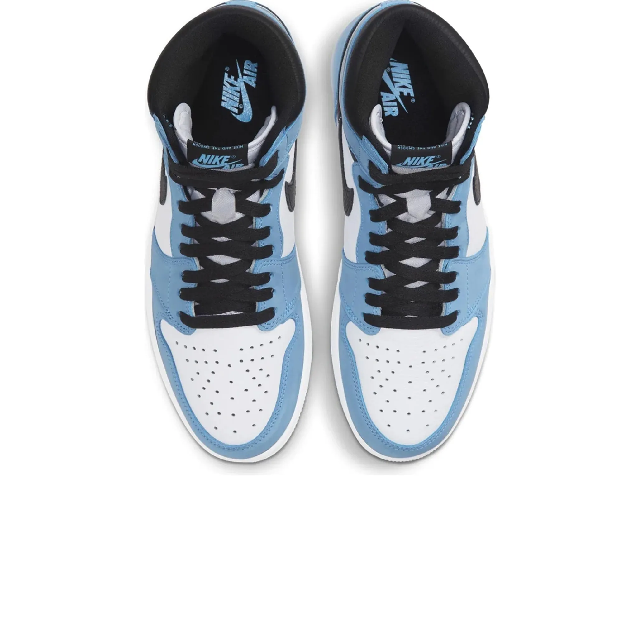 Air Jordan 1 Retro High White UNC University Blue Black< Trainers