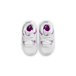 Air Jordan 4 Retro Hyper Violet (TD)< White Trainers|Trainers