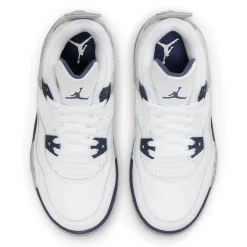 Air Jordan 4 Retro Midnight Navy (PS)< White Trainers|Trainers