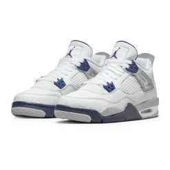 Air Jordan 4 Retro Midnight Navy (GS)< White Trainers|Trainers