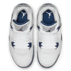 Air Jordan 4 Retro Midnight Navy (GS)< White Trainers|Trainers