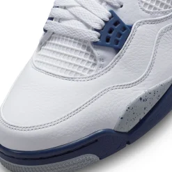 Air Jordan 4 Retro Midnight Navy< White Trainers|Trainers