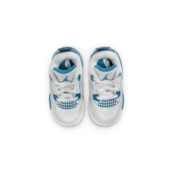 Air Jordan 4 Retro Military Blue (TD)< White Trainers|Trainers