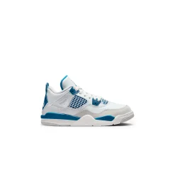 Air Jordan 4 Retro Military Blue (PS)< White Trainers|Trainers