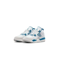 Air Jordan 4 Retro Military Blue (PS)< White Trainers|Trainers