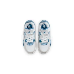 Air Jordan 4 Retro Military Blue (PS)< White Trainers|Trainers